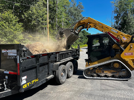 Construction equipment in action